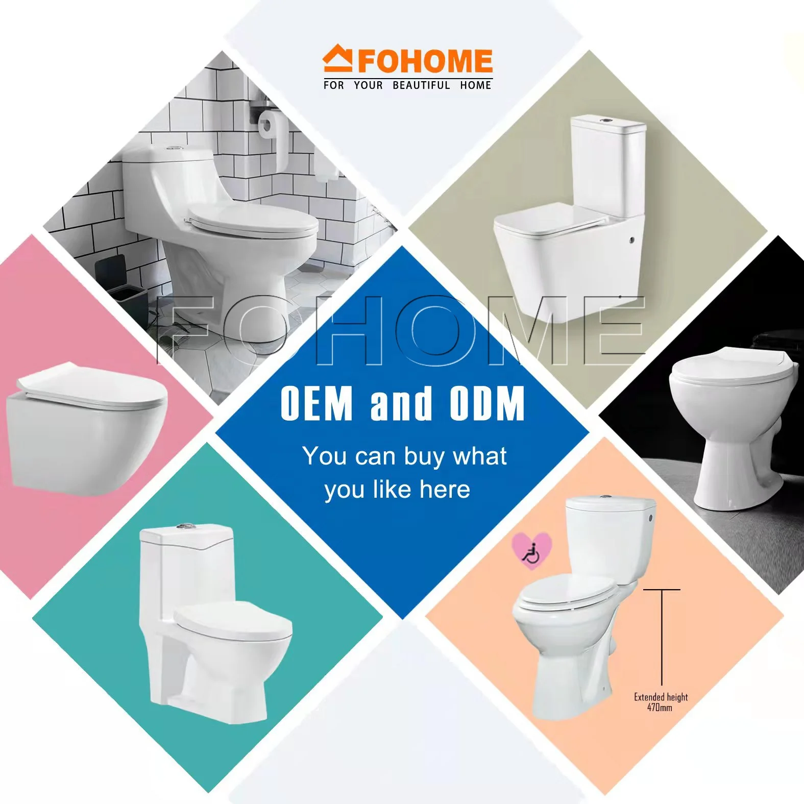 UK style CE certificated cheap two piece toilet  water closet with free sample