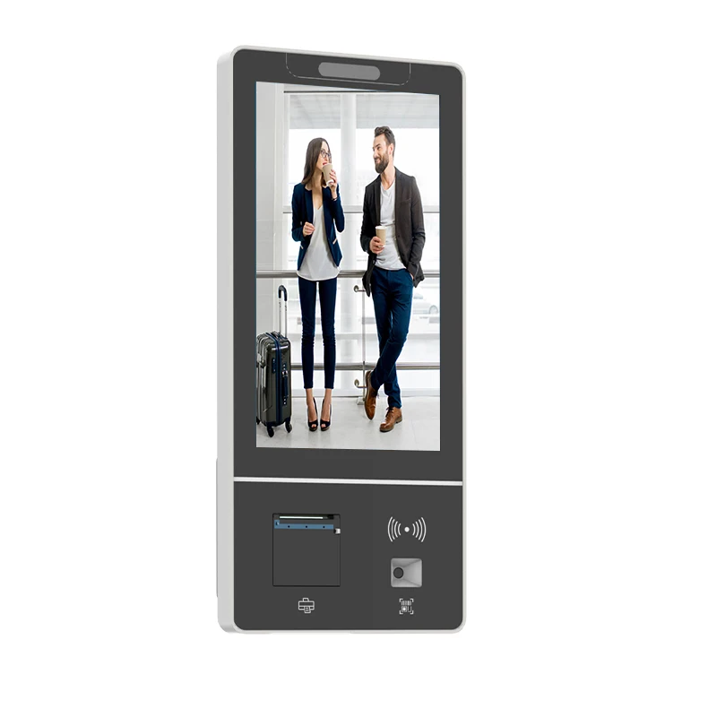 Wall hanging automated payment kiosk shenzhen self payment waterproof outdoor kiosk payment kiosk bill coin acceptor