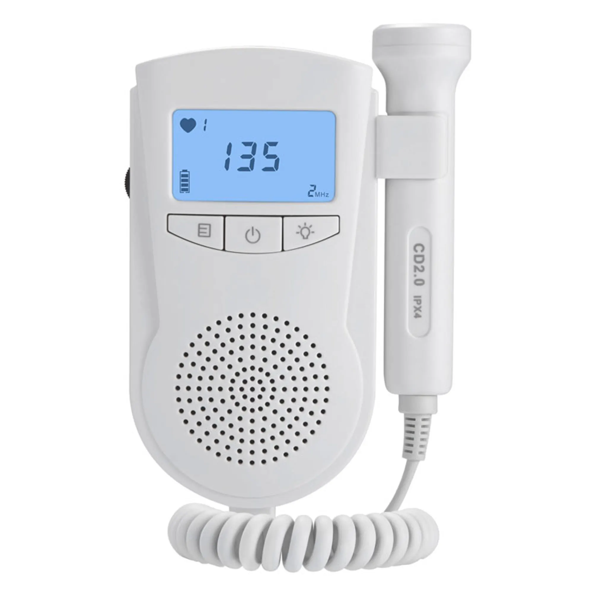 Baby Ultrasonic Detector Fetal Doppler Prenatal Heartbeat Heart Rate Monitors
