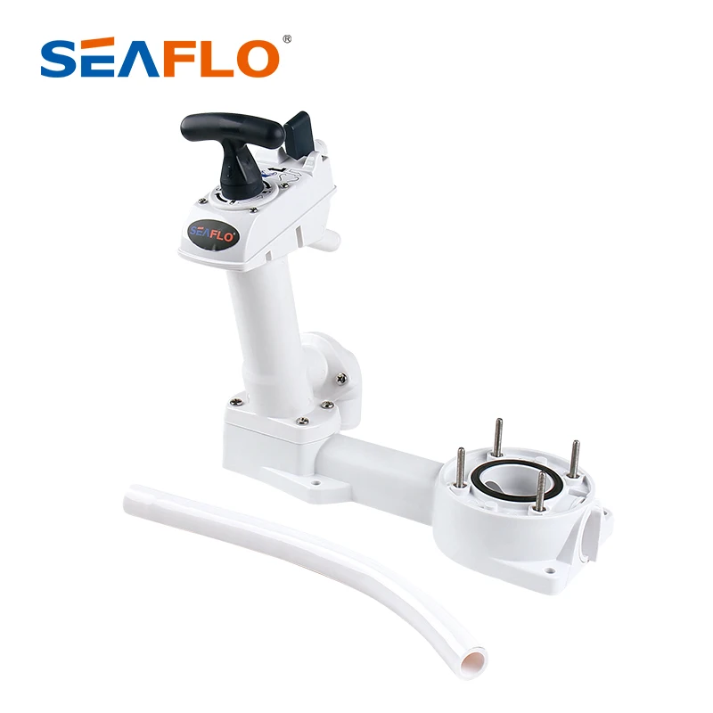 SEAFLO 12v 24v Manual Flushing Pump Marine Toilets Seat boat toilet