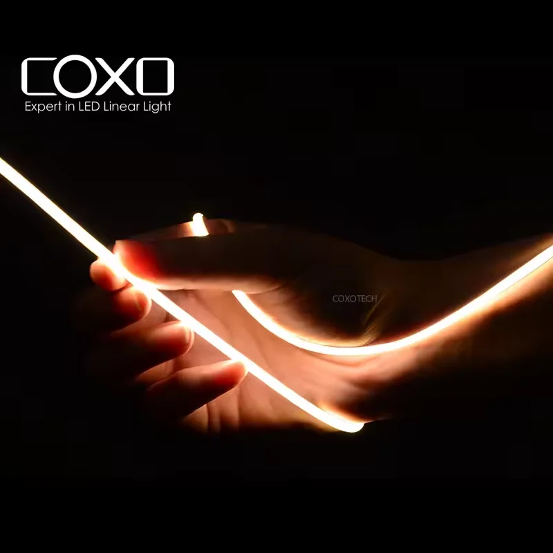 COXO mini ultra thin cob led strip 3 Years Warranty Ra90 5mm 4mm 3mm mini ultra thin cob led strip