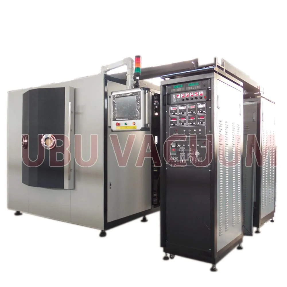 Silver Gold Ceramic Plastic Metal Plating Vacuum Magnetron Sputtering Coating Equipment/PVD Coating Machine