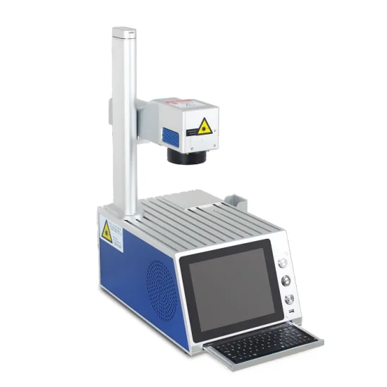20W 30W Plastic Metal Stainless Steel DIY Laser Engraving Machines Mini Portable Fiber Laser Marking Machine with Computer
