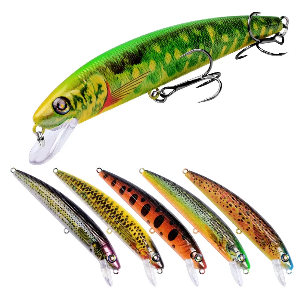 1PCS Jerk Minnow Lures 14CM/19G Sinking Vibration Lure Swimbait Pike Wobblers For Fishing Tackle Wholesale