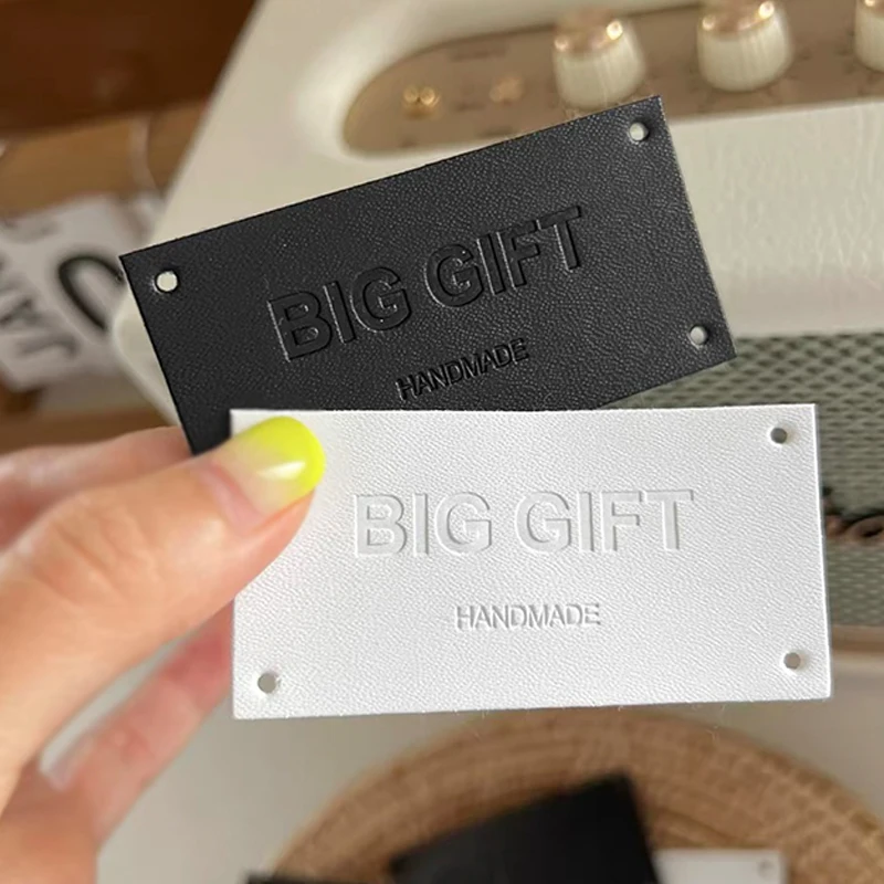 2023 Clothing Manufacturers Sell Custom Leather Embossed Labels Patch Clothing Labels