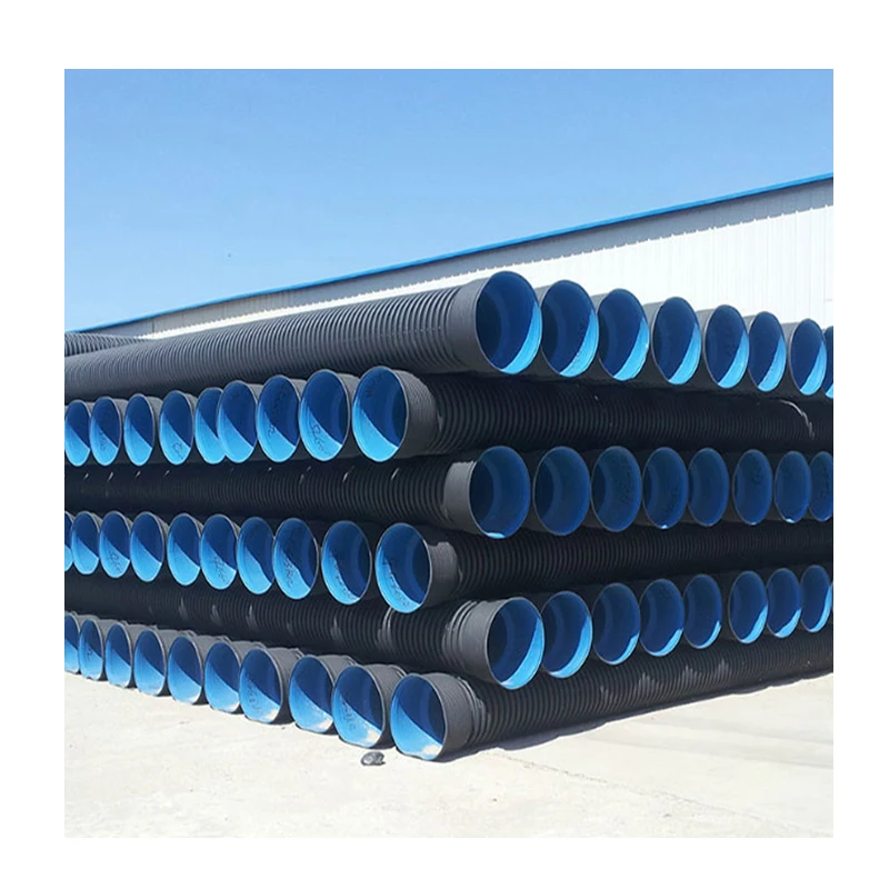 Large Diameter 800mm 1000mm Plastic Drain Pipe Double Wall HDPE Drainage