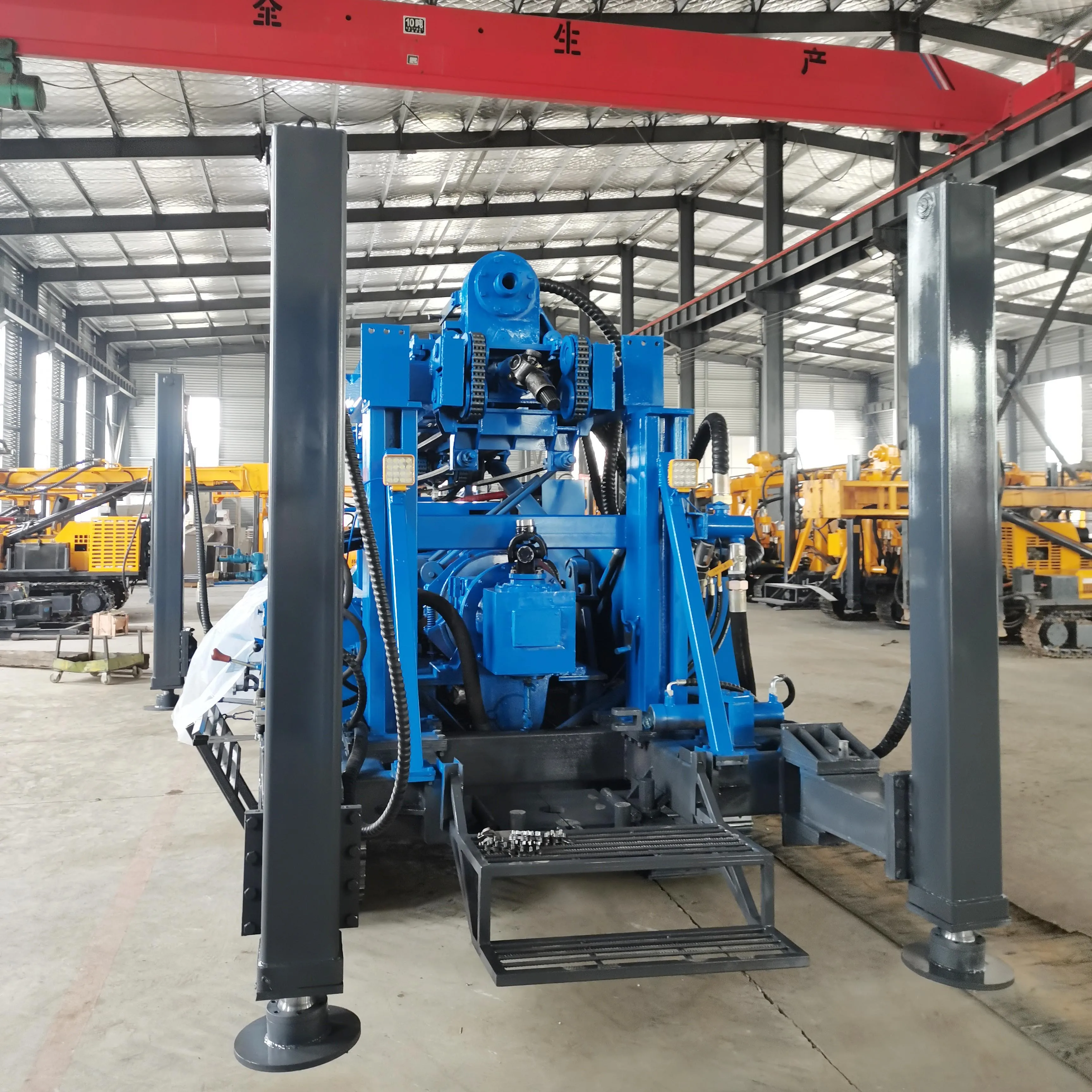 Multi angle NQ wire line coring gold mining geology drilling rig machine