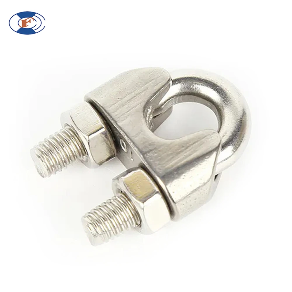 HF us type u bolt drop forged wire rope clip drop forged wire rope clip wire rope clamp
