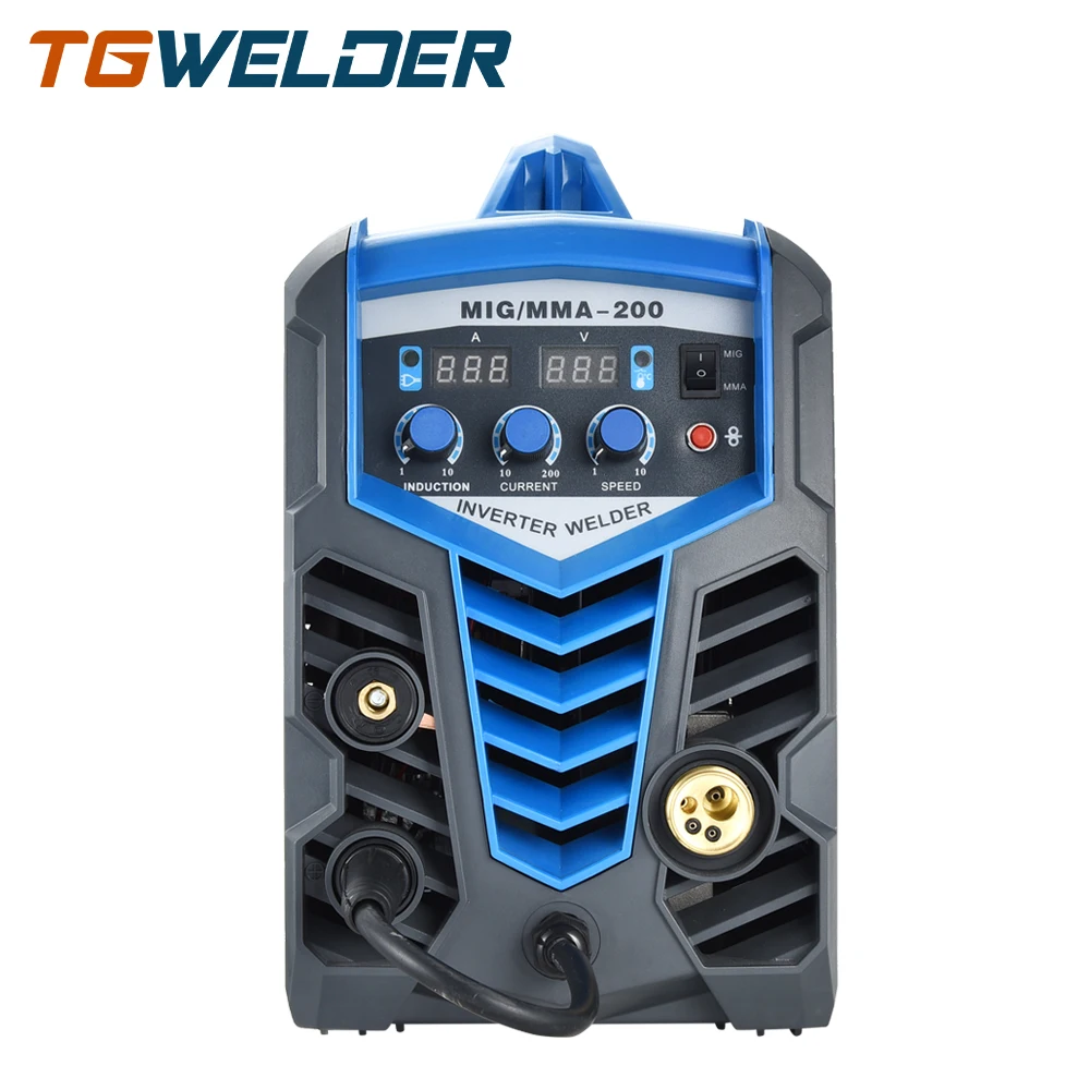 160amp инверторный Сварочный аппарат mig постоянный ток 220 В полный набор сварочных