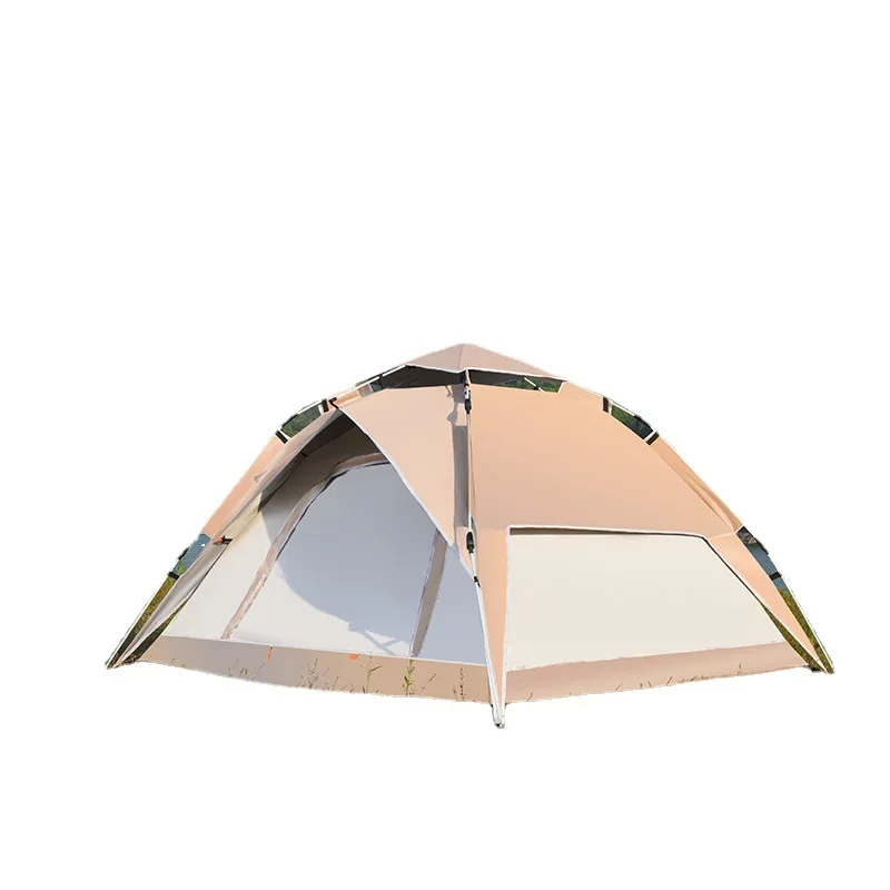 Portable Automatic Outdoor Tent for Camping Picnics Travel-Waterproof Oxford Fabric with Aluminum Poles for Summer Seasons