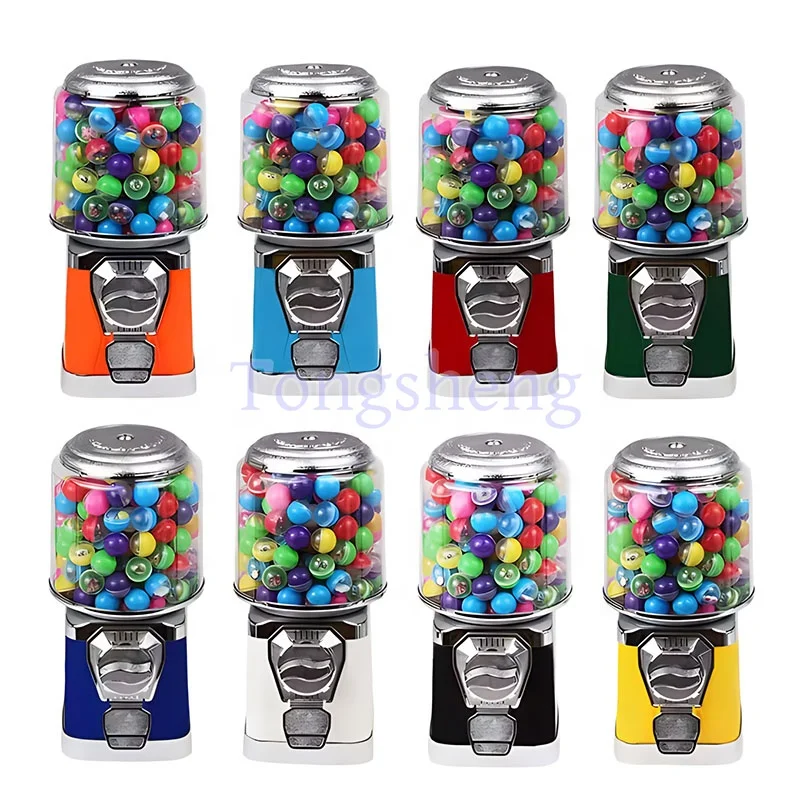 Hot simple Gumball Dispenser coin operated gashapon vending machine capsule toys machine mini capsule toy vending machine
