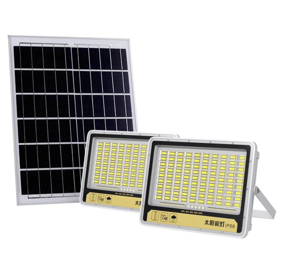 IP66 waterproof outdoor easy replace battery 200w 300w 400W 500W solar led flood light
