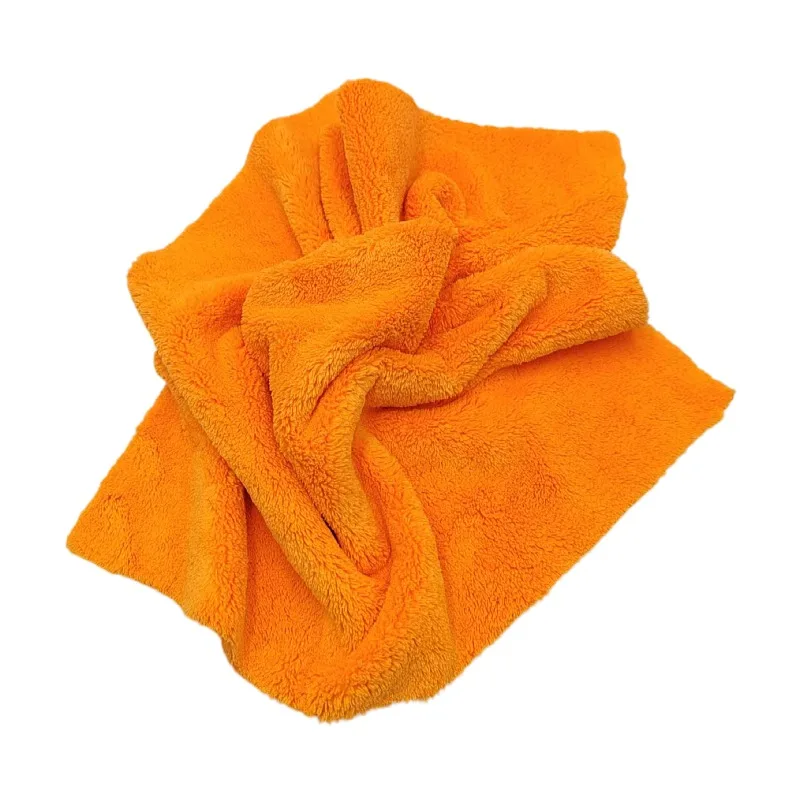 550gsm 500gsm 40x40cm Super Soft Simple Houseware Microfiber Cleaning Cloth Edgeless Coral Fleece Car Towel