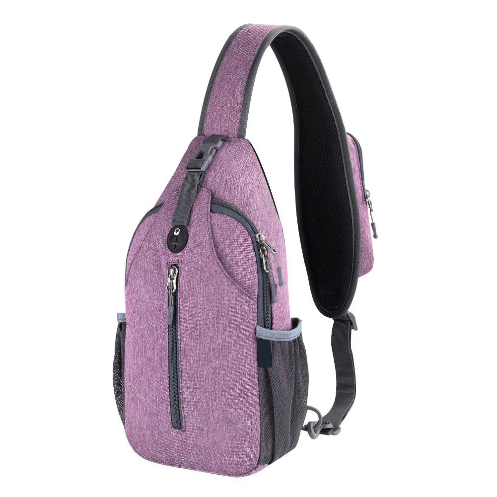 Factory Crossbody Sling Bag Chest Bag  Water Resistant Fashion Pack Running Phone Keys Storage Bags for Men Women