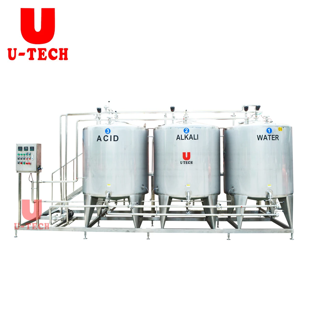 Full automatic tank washing machine milk beverage beer brewery cip cleaning