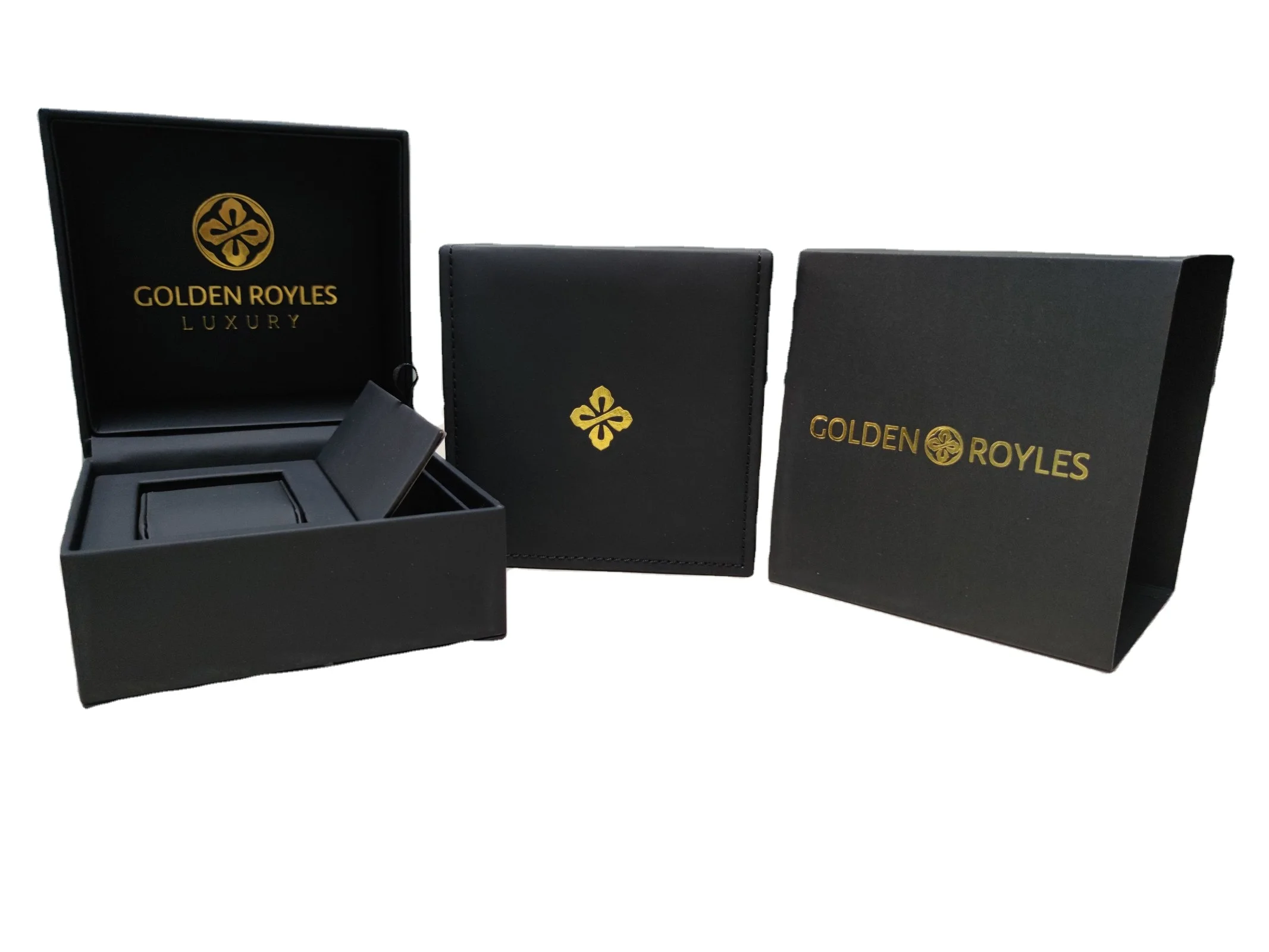 Wholesale Custom Logo Leather Watch Packaging Gift Box Luxury New Design Watch Boxes