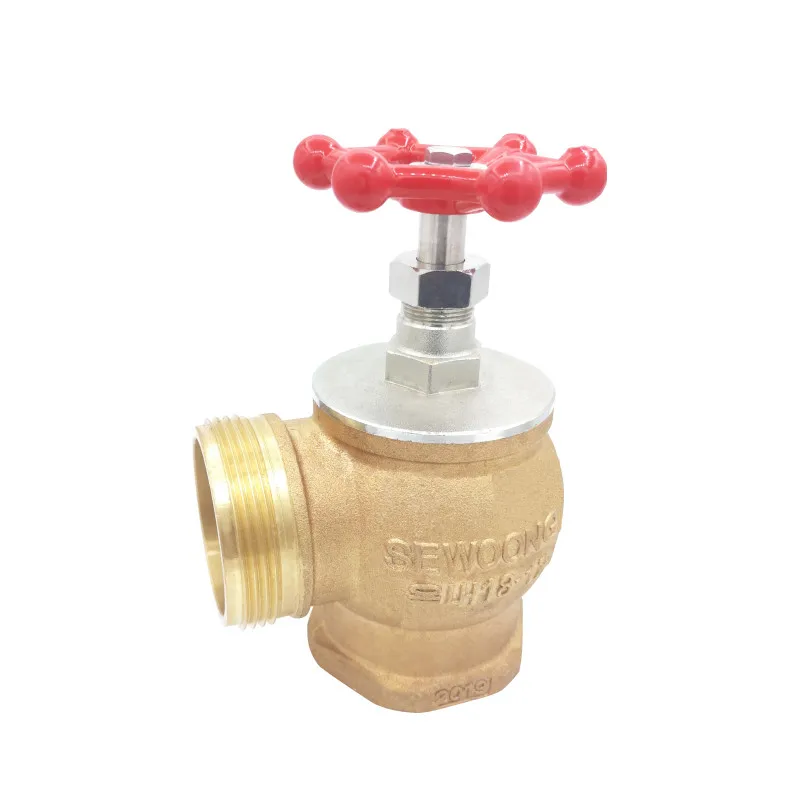 Made in China bronze fire hydrant hose angle valve for firefighting system
