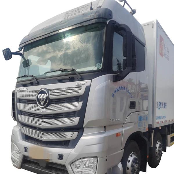 FOTON Used 10 wheels 460hp Fence Cargo Van Trucks 6x4 for export