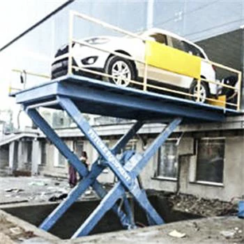 Портативный гидравлический ножничный автомобильный подъемник для гаража подземный