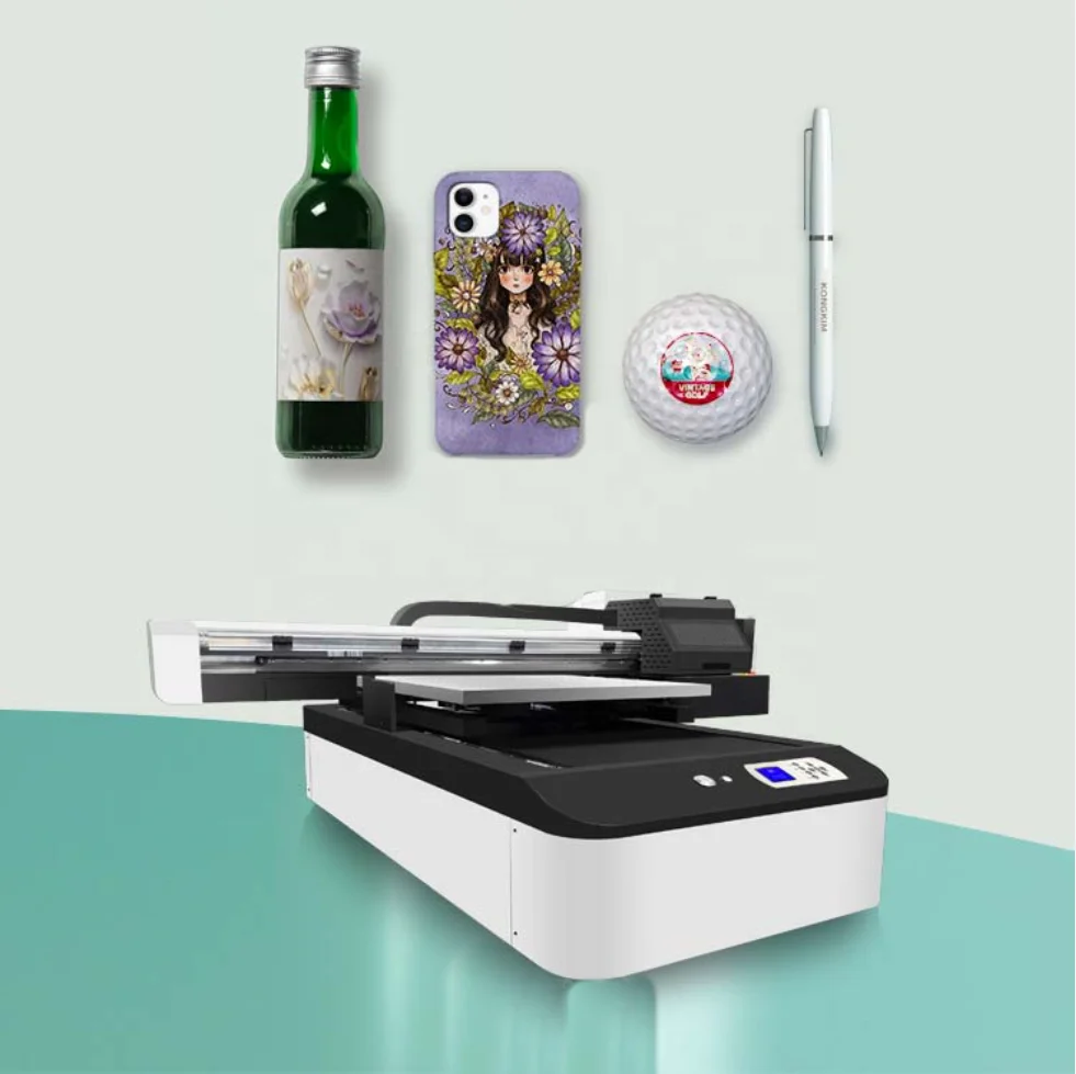 LANSONG 6090 UV  printing machines offset printer Uv flatbed printer Phone case printing