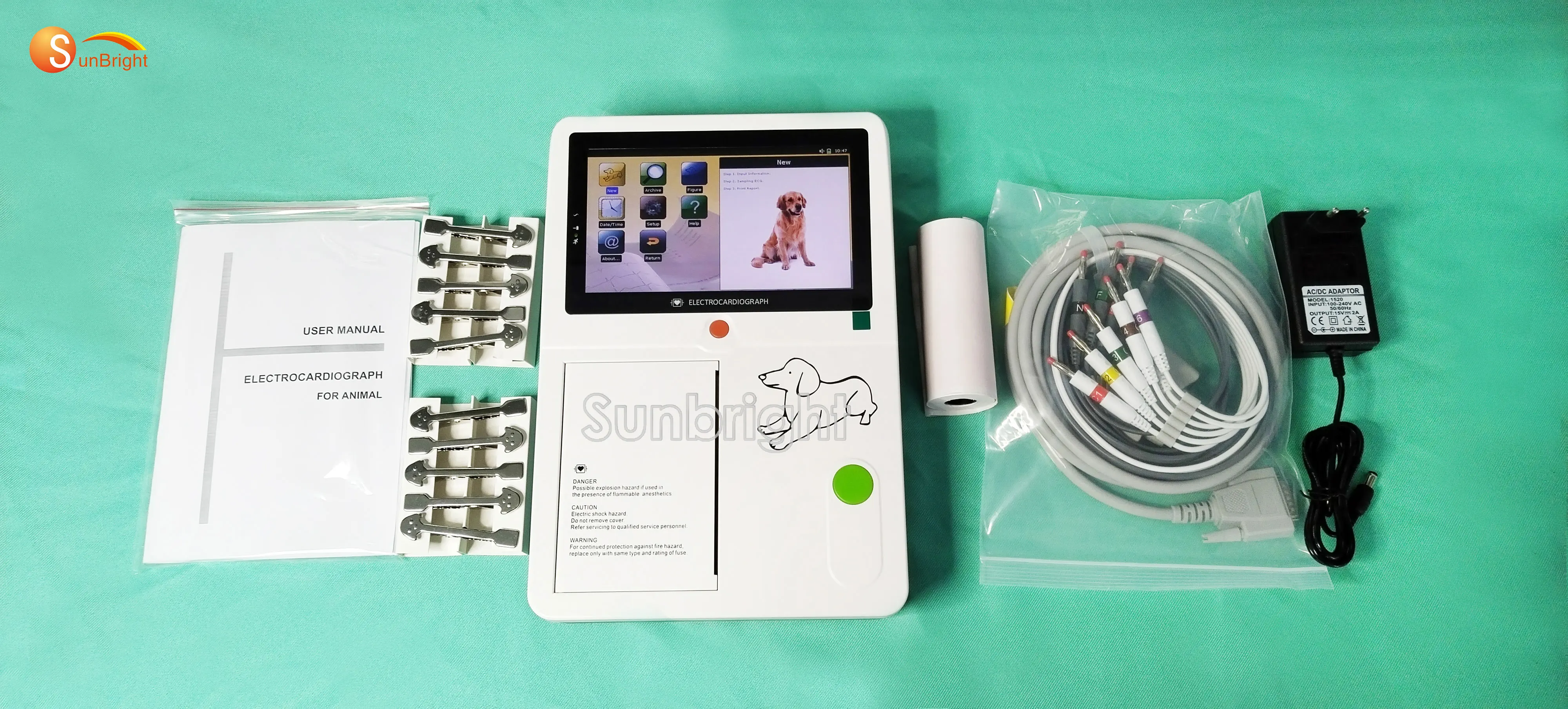 SUN-6062 Portable Pet ECG Machine VET ECG Machine ECG Equipment for Animals