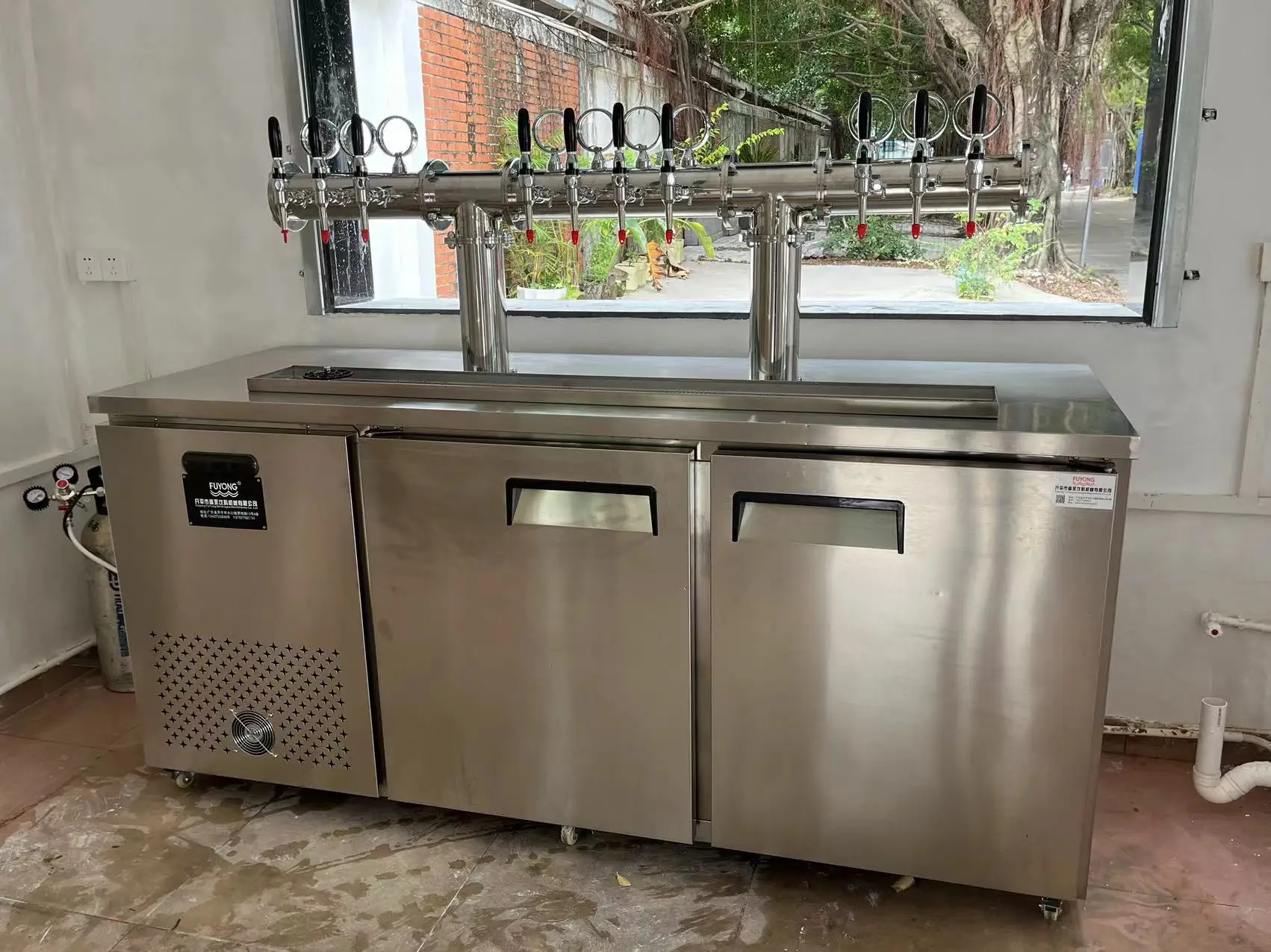 beer kegerator dispenser beer cooler for 4 kegs 6 kegs 8 kegs