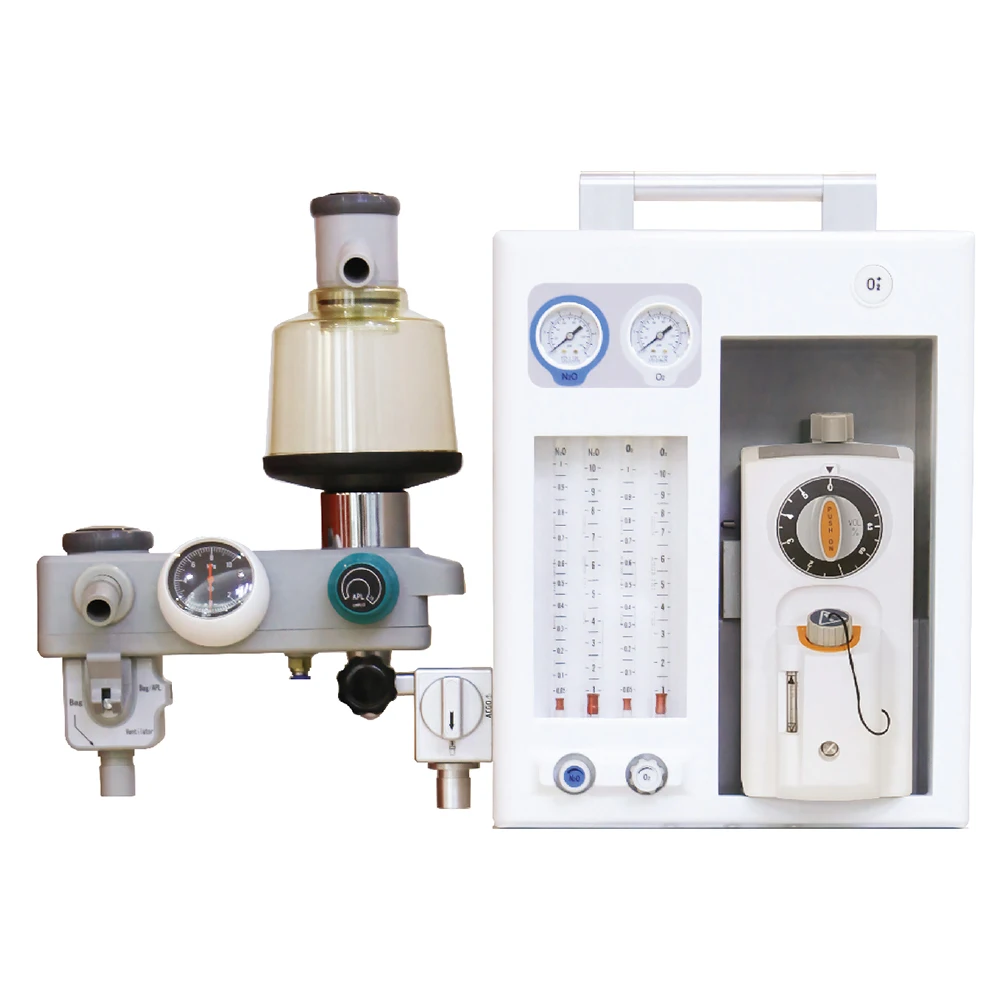 Medical Hospital Veterinary Anesthesia Machine Portable Vet Handheld Equipment for Animal Use Foinoe