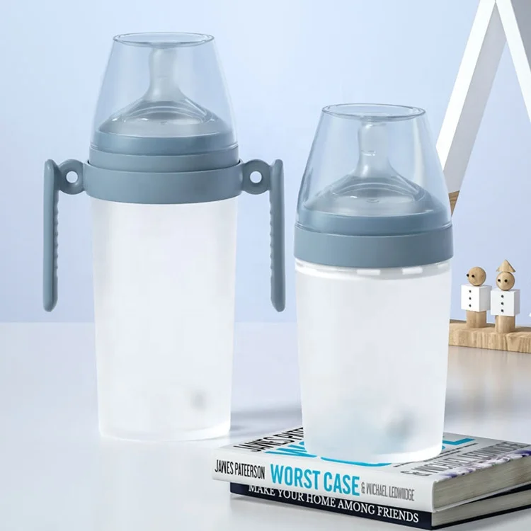 
2021 New Product Round Small Silicone feeding-bottle For Toddler Kids 