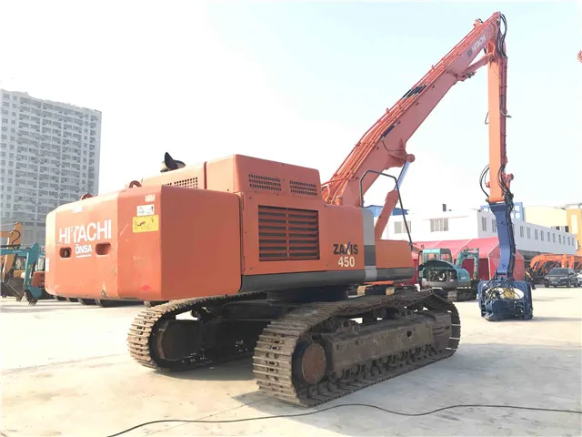 Подержанный сваебойный станок Hitachi Zx450 18 м длинный