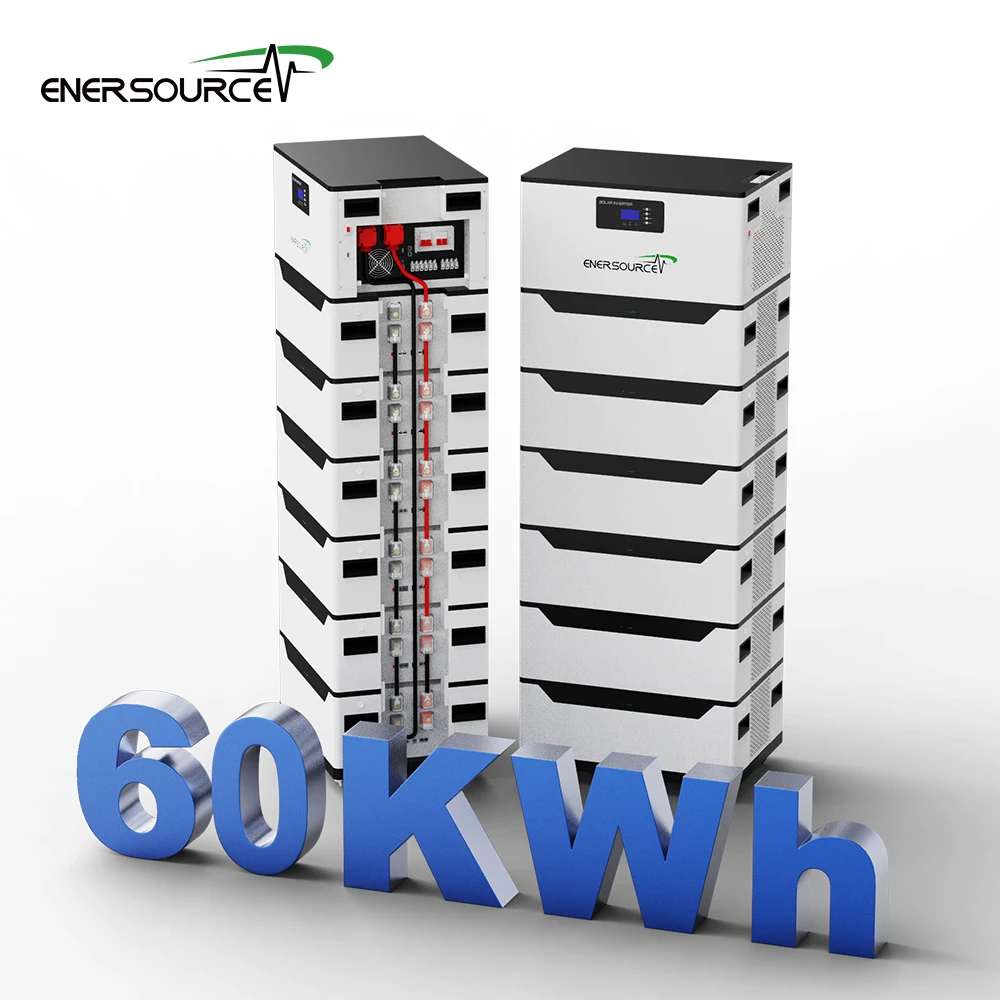Hybrid solar energy storage power system home 48V 51.2v 200AH 400AH 10KWH 20KWh 60KWH Stacked LiFePO4 lithium battery