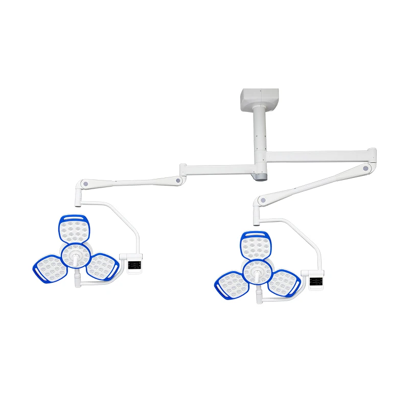 CE ISO Approved FY-LED 3+3 Double Head Shadowless Operating Room Lamp Electric Power Source Metal Medical Light Hospitals