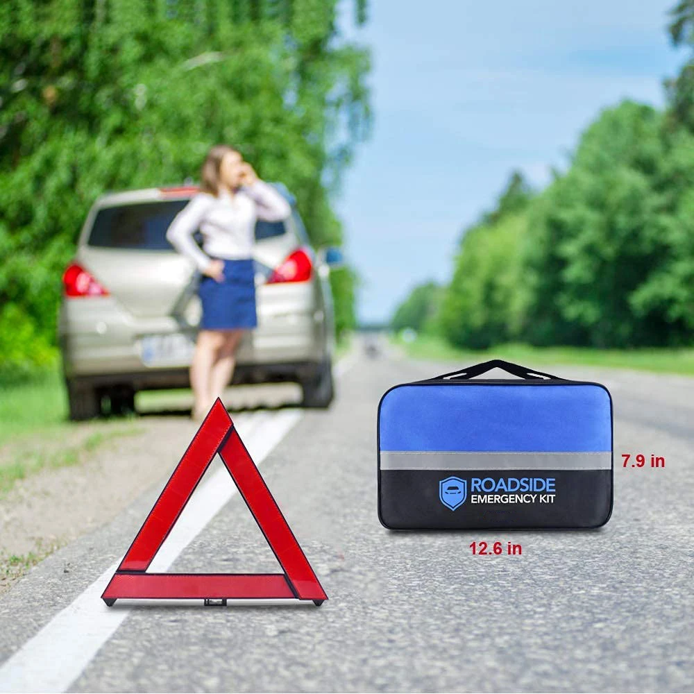 12 Piece Multifunctional Car Safety Kits Roadside Assistance Emergency Kit Waterproof Survival First Aid Safety Kit