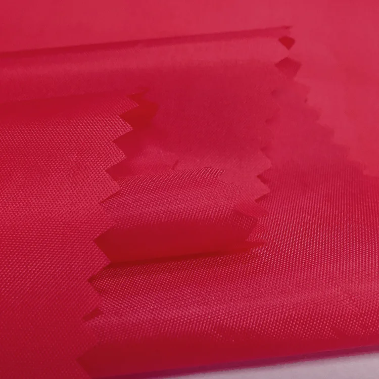 100% Polyester Fabrics 190t 210t ribstop Taffeta Material Lining Plain Tear Resistant black