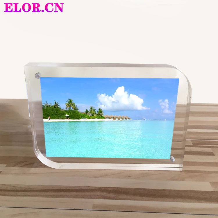 Elor Acrylic Custom Banknote Favorites With Magnetic Attraction High Quality Transparent Frame Business Gifts