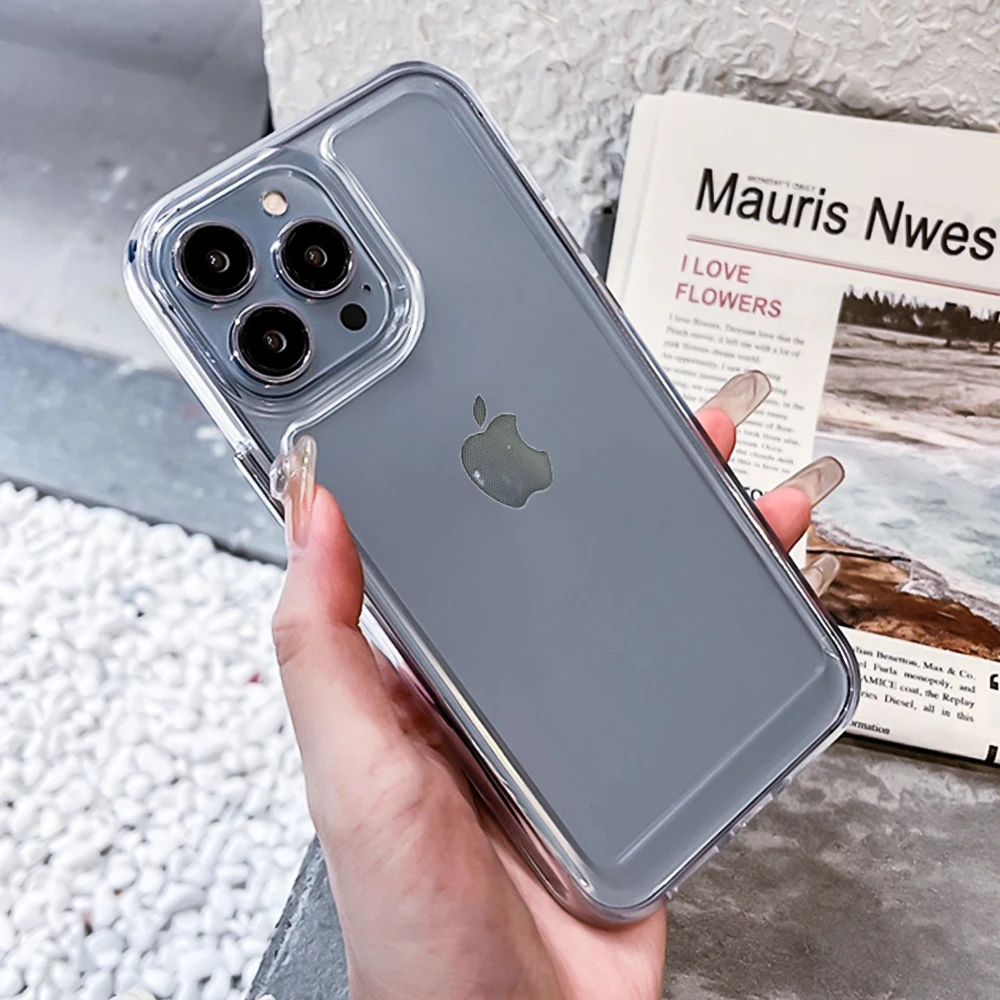 Shockproof High Clear TPU Space Phone Case For iPhone 13 pro max