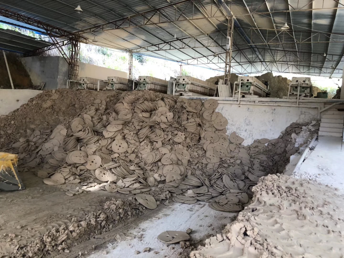 CE Certified Ceramic Kaolin Clay Filter Press Automatic PLC Control