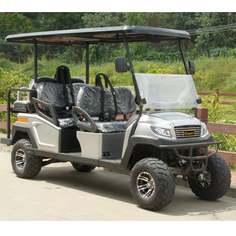 Excar Electric Cheap Price 6 Seater Golf Car sightseeing car