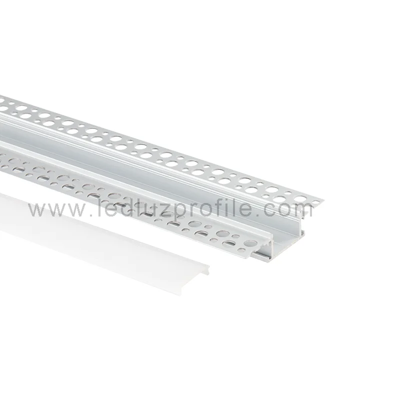 For Led Light Extrusion Housing Channel With PC PMMA Cover Endcaps Clip Led Strip Aluminum Profile