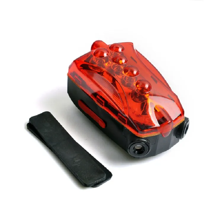 SG-BL01 silicone aluminum 7 leds bicycle tail light signal lights for motorcycle