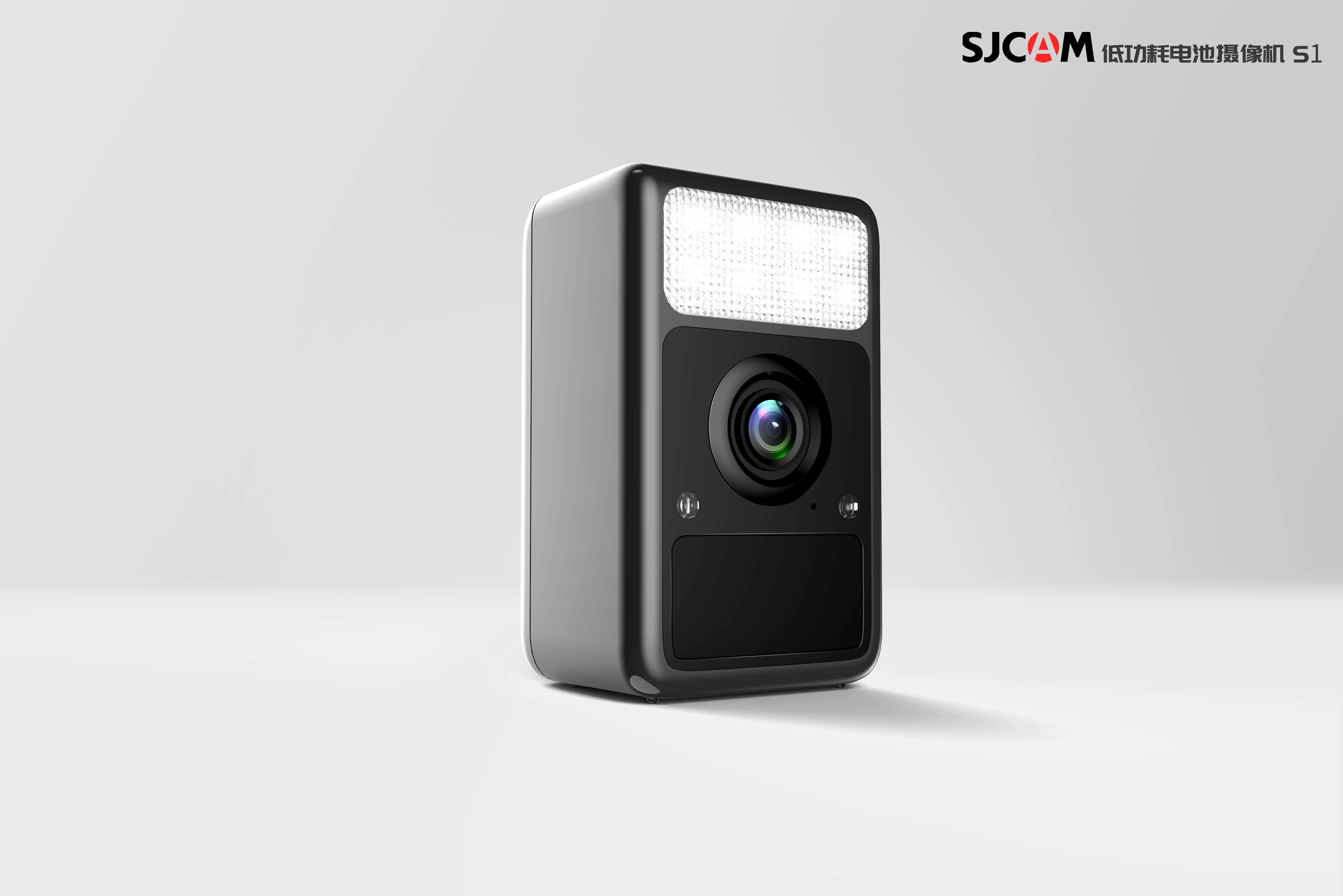 New SJCAM Model S1 Wireless CCTV 2K Resolution Home WiFi Camera 9600mAh Big Battery Home Security Camera Two Way Talk