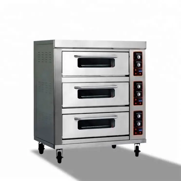Bakery Pizza Oven Gas Commercial Stainless Steel High Quality 15/18 Inch Gas Transportable Pizza Oven