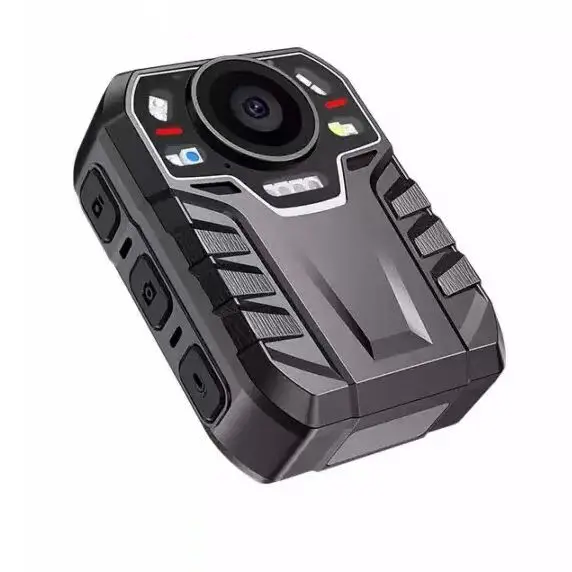 2024 Latest Body Worn Camera With Warning Light Function Full HD 1080P Night Vision 13H Long Time Video Body Chest Camera