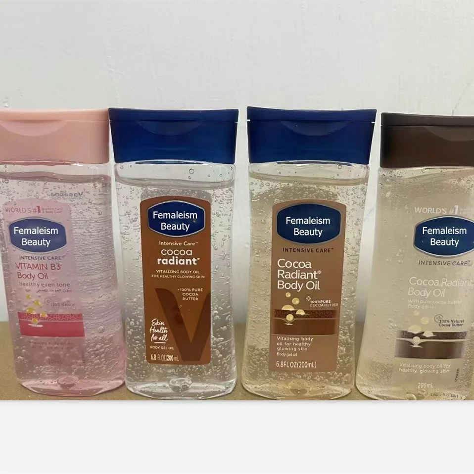 top Quality Intensive Care Cocoa Radiant Body Gel Oil For Sale VITAMIN B3 Body Oil Moisturizing Body Skin Care oil