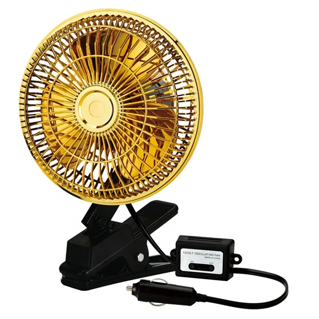 
 Hot Sales Universal Electric 6 Inch 12V Oscillating Car Fan  