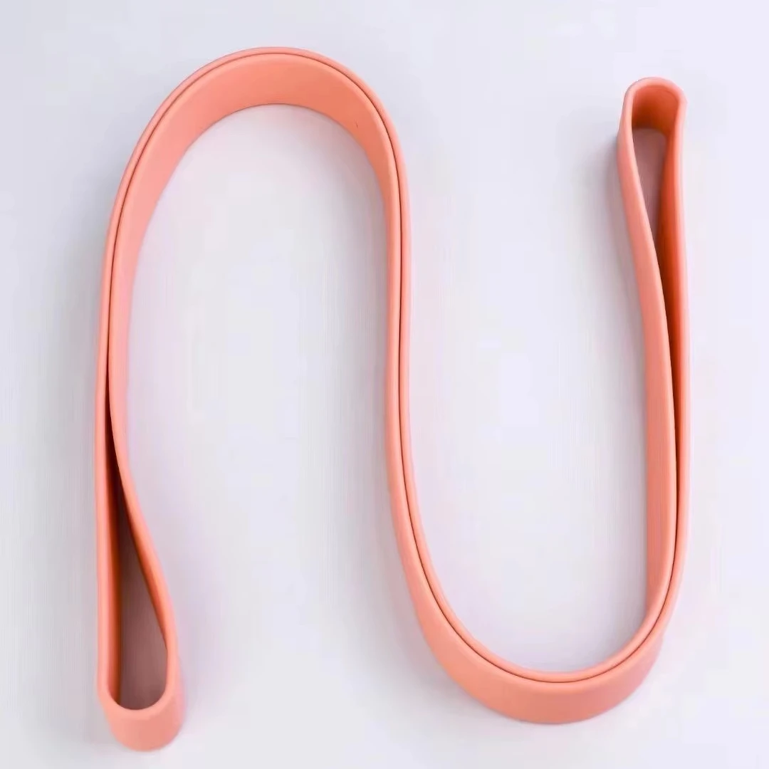 Custom Logo Workout Resistence Bands High Elastic Yoga Resistance Band Silicone Gym Resistance Bands