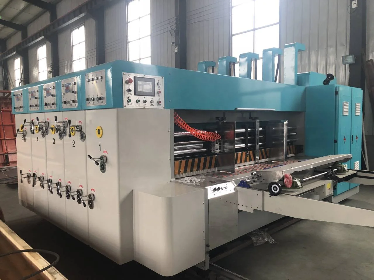 Cheap And High Quality Fully Automatic Lead Edge Feeding Printer Slotter Die Cutting Machine