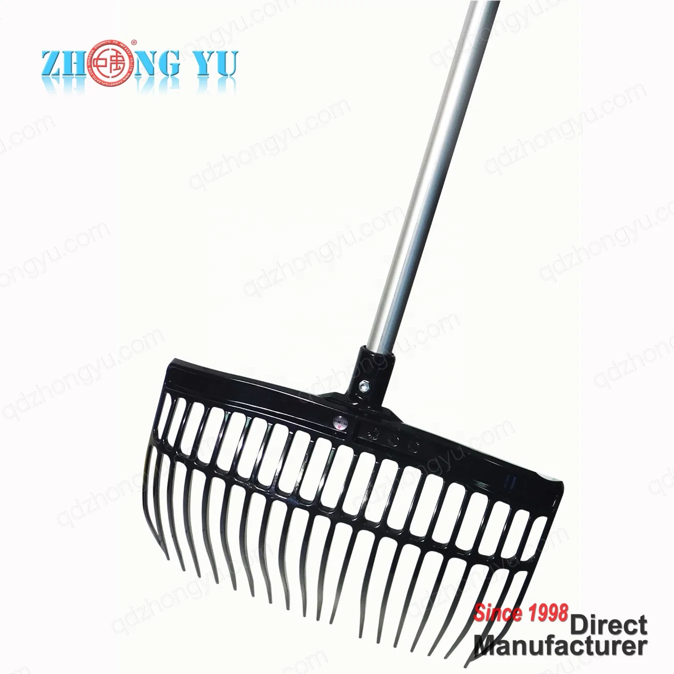 Horse Stable Agricultural Accessories Plastic Manure Pitchforks Garden Hand Tools for Farming with Animal Shavings Horse Care