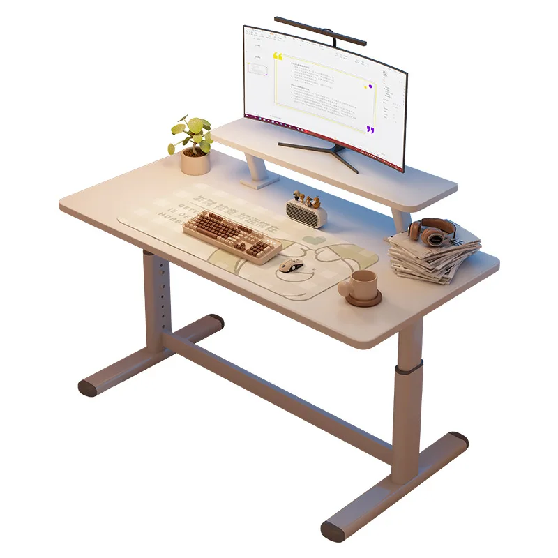 Quality Assurance Manual Height Adjustable School Children Sit Stand Up Lift Computer Desk For Home