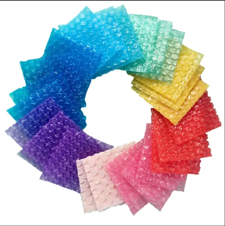 Wholesale Custom 2024 New Products Heart Shaped Bubble Bags Inflatable Foam Wrap Mailing Bags Bubble Mailer