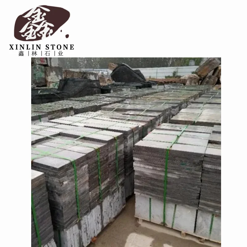 natural stepping flagstone outdoor irregular Random Flagstone white black gray granite marble G602 G603 G654